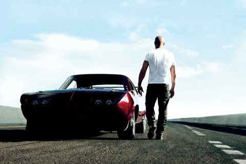 Vin Diesel In Fast & Furious 6 wallpaper 480x320