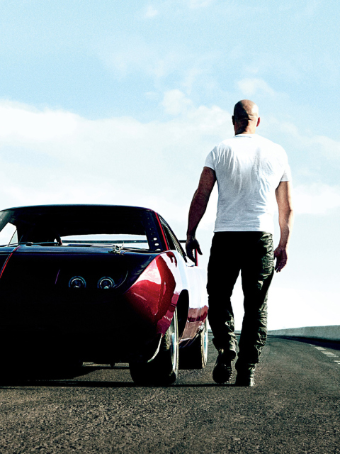 Vin Diesel In Fast & Furious 6 wallpaper 480x640