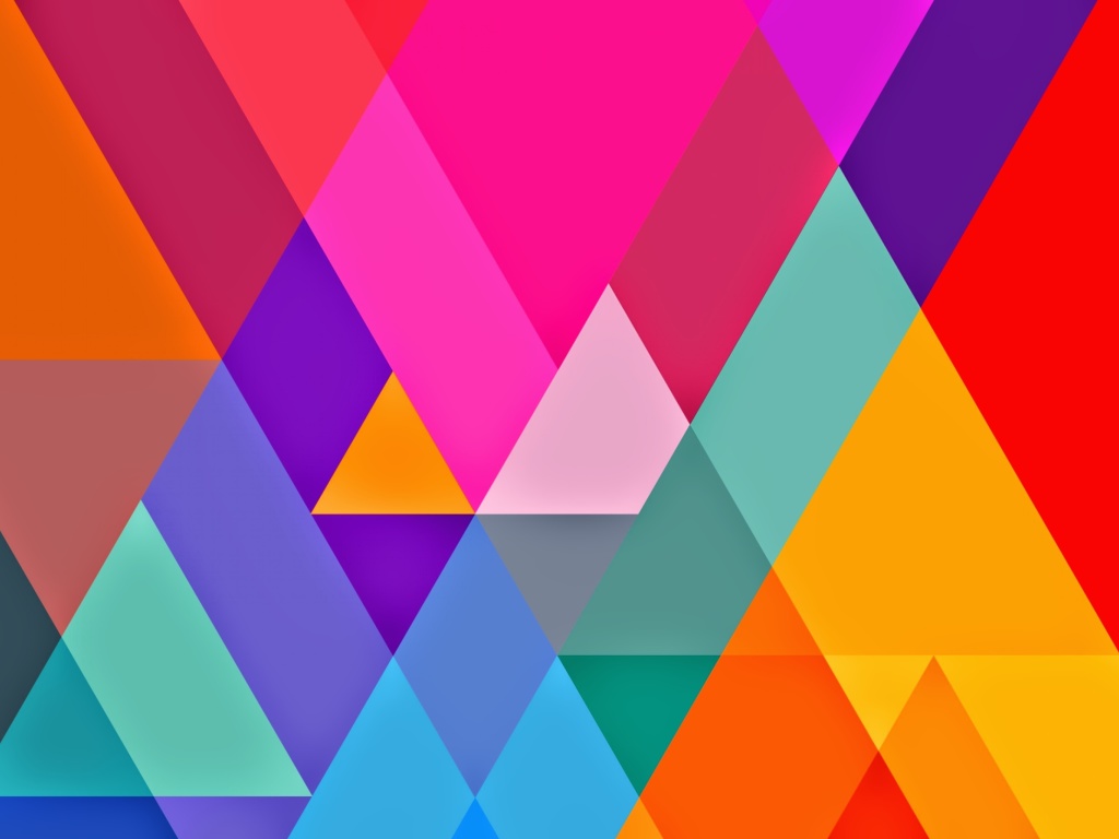 Color Geometry wallpaper 1024x768