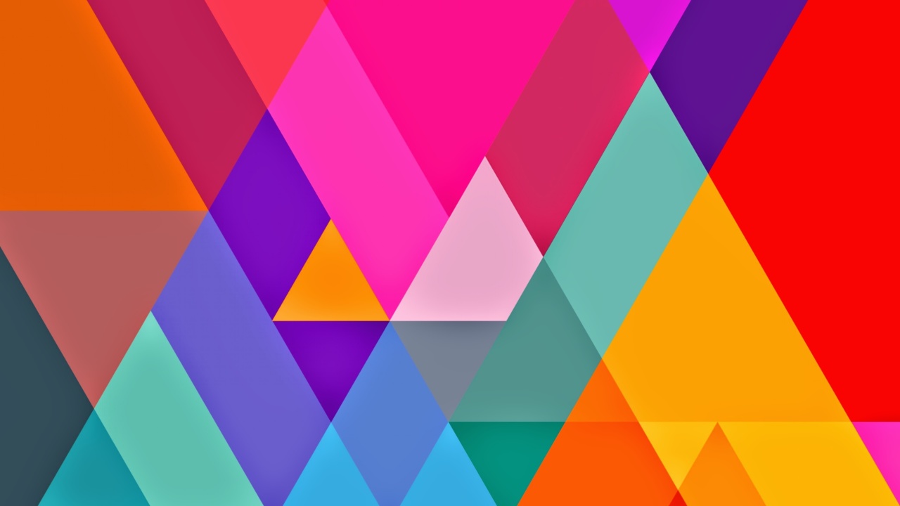 Color Geometry wallpaper 1280x720