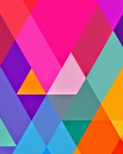 Color Geometry wallpaper 176x220