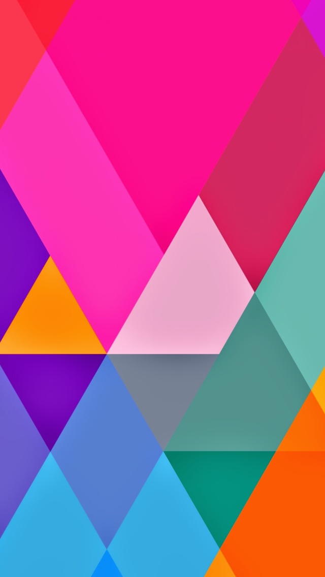 Das Color Geometry Wallpaper 640x1136