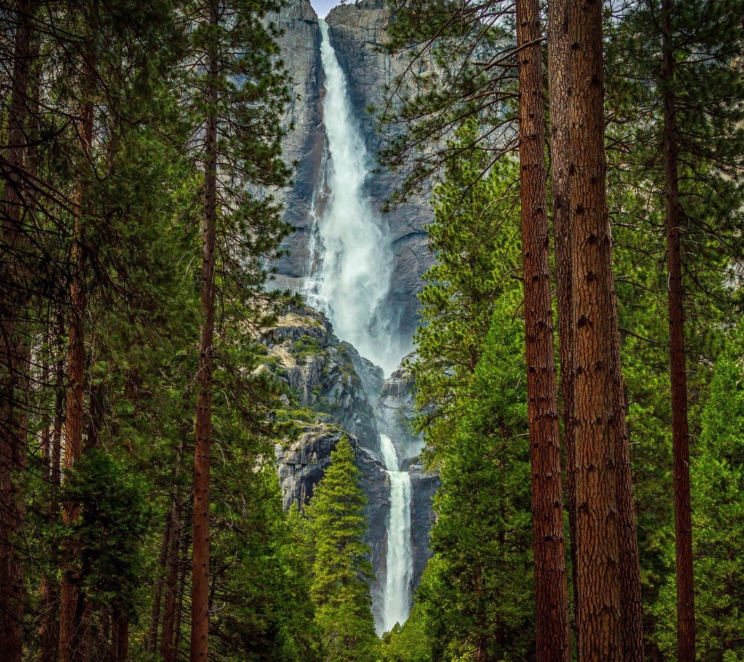 Das Giant waterfall Wallpaper 1080x960