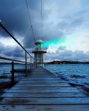 Sfondi Lighthouse in Denmark 128x160