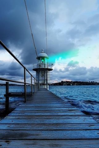 Lighthouse in Denmark screenshot #1 320x480