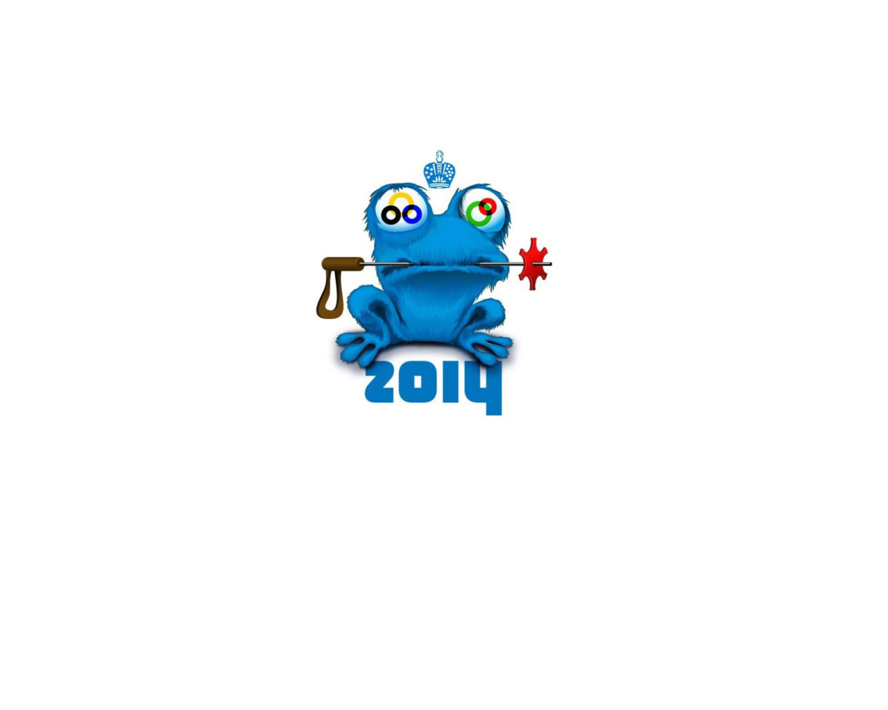 Screenshot №1 pro téma Sochi 2014 Funny Logo 1280x1024