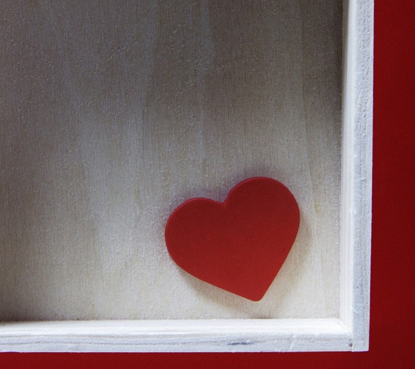 Red Heart wallpaper 1440x1280