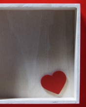 Das Red Heart Wallpaper 176x220