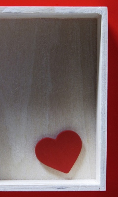 Red Heart wallpaper 240x400