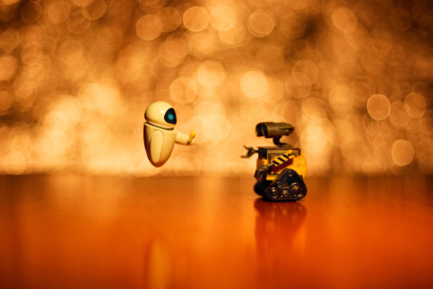 Wall E And Eve wallpaper 480x320