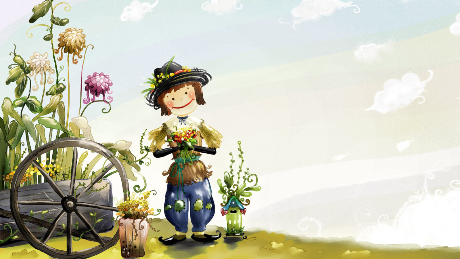 Happy Scarecrow screenshot #1 1600x900