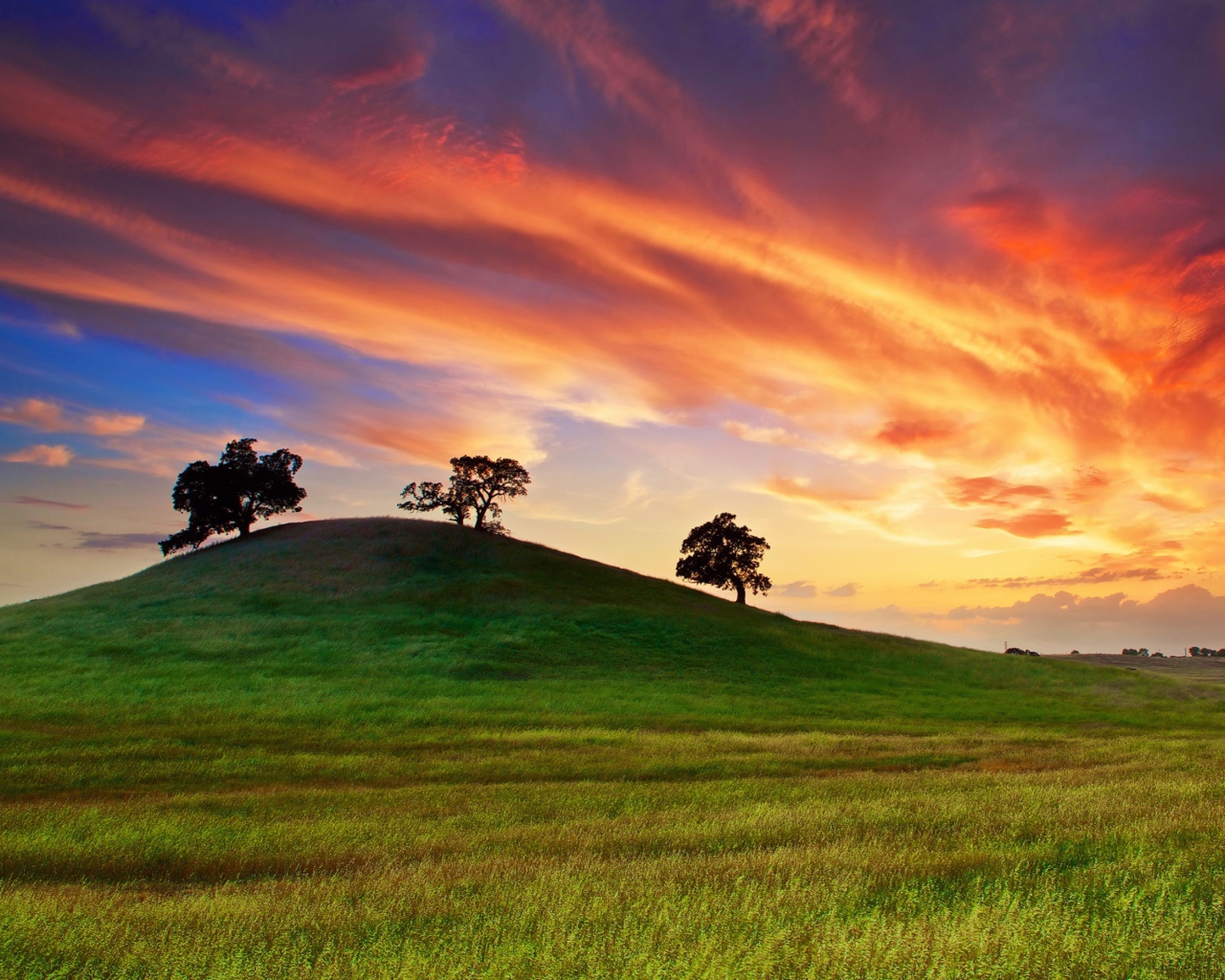 Das Sunset In California Wallpaper 1280x1024