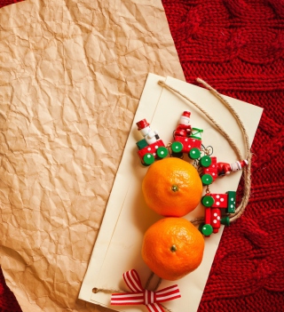 Christmas Tangerines sfondi gratuiti per iPad mini