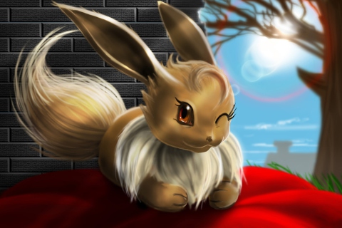 Eevee Pokemon screenshot #1 480x320