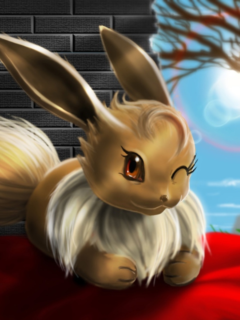 Eevee Pokemon screenshot #1 480x640