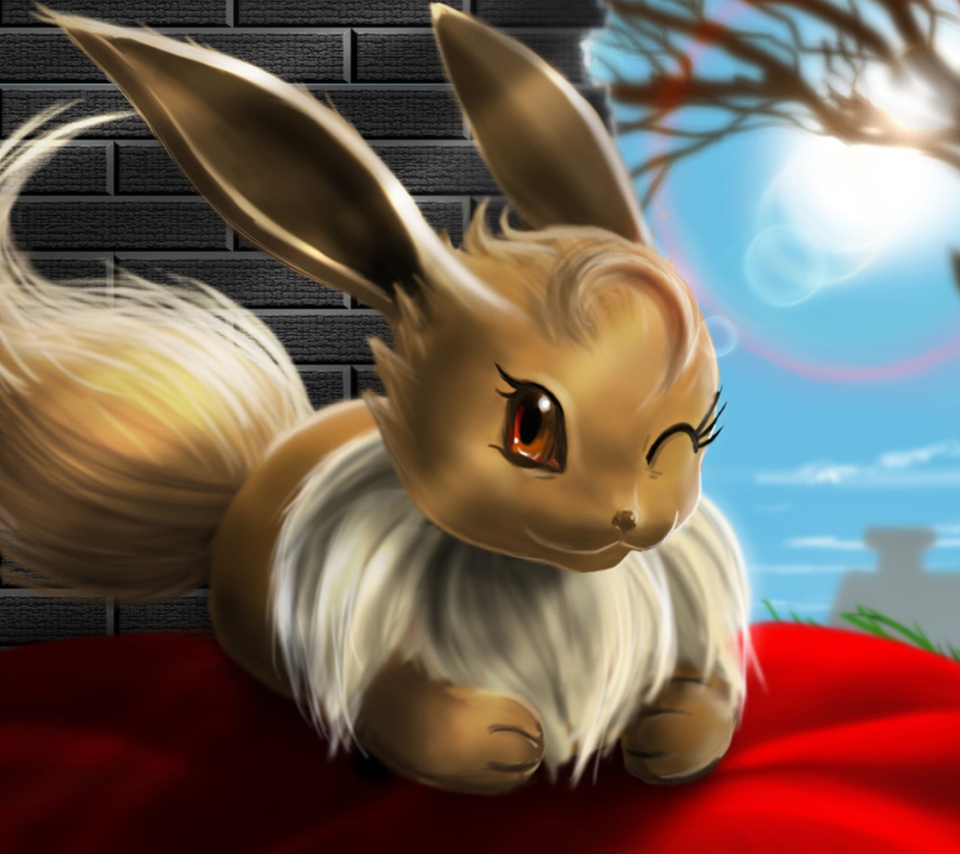 Das Eevee Pokemon Wallpaper 960x854