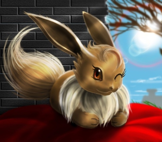 Kostenloses Eevee Pokemon Wallpaper für iPad mini