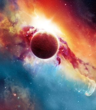 Colorful Space And Planet - Fondos de pantalla gratis para Nokia X1-01