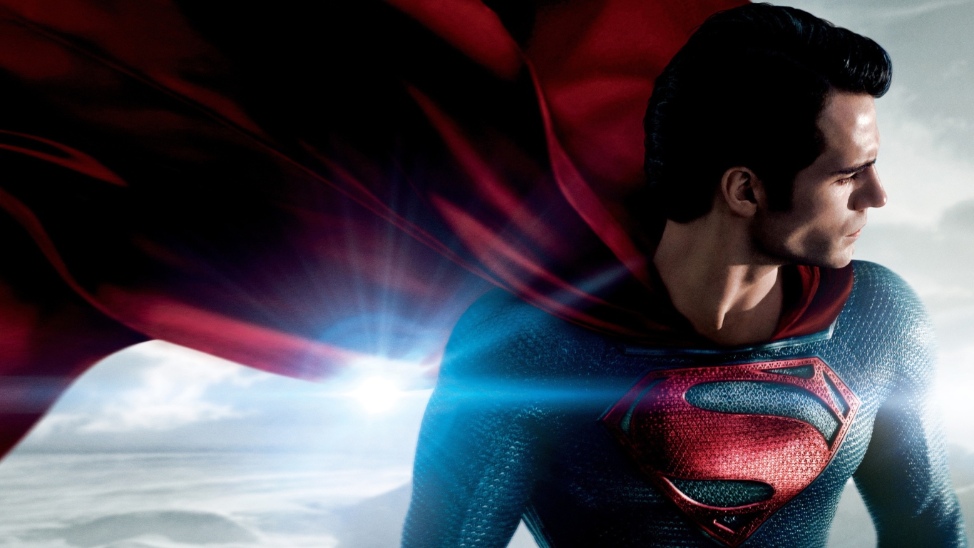 Screenshot №1 pro téma 2013 Man Of Steel Movie 1366x768