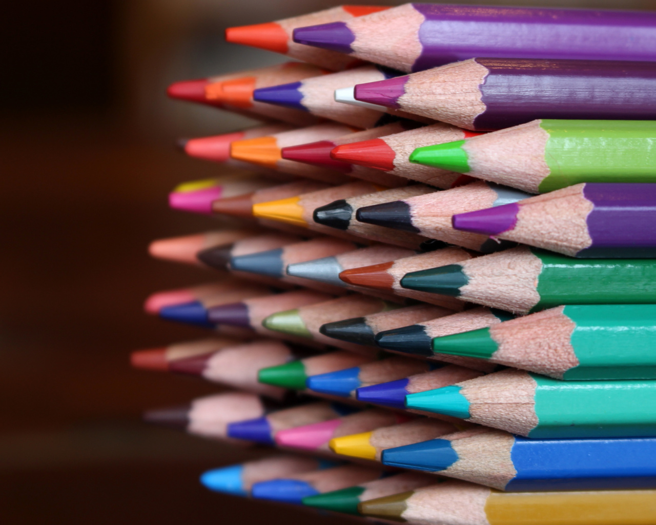 Crayola Colored Pencils wallpaper 1280x1024