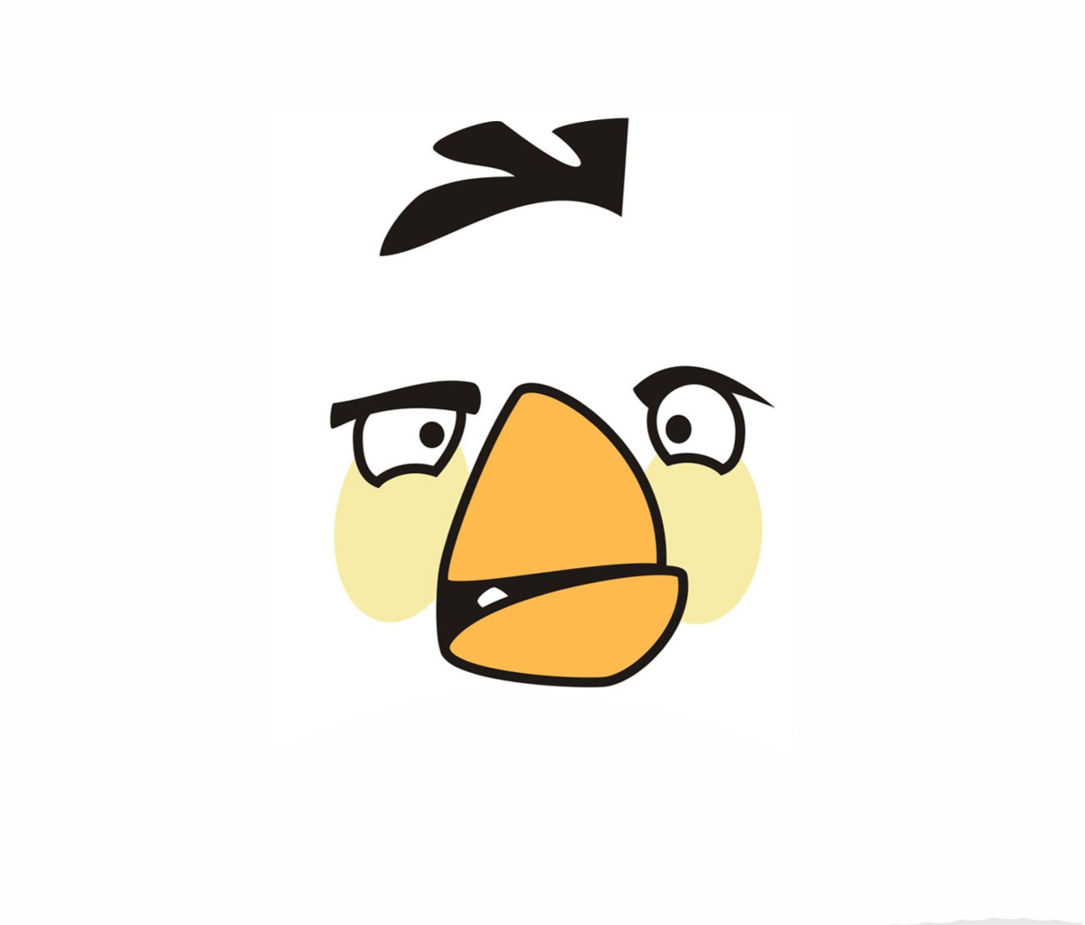 Das Angry Bird Wallpaper 1200x1024