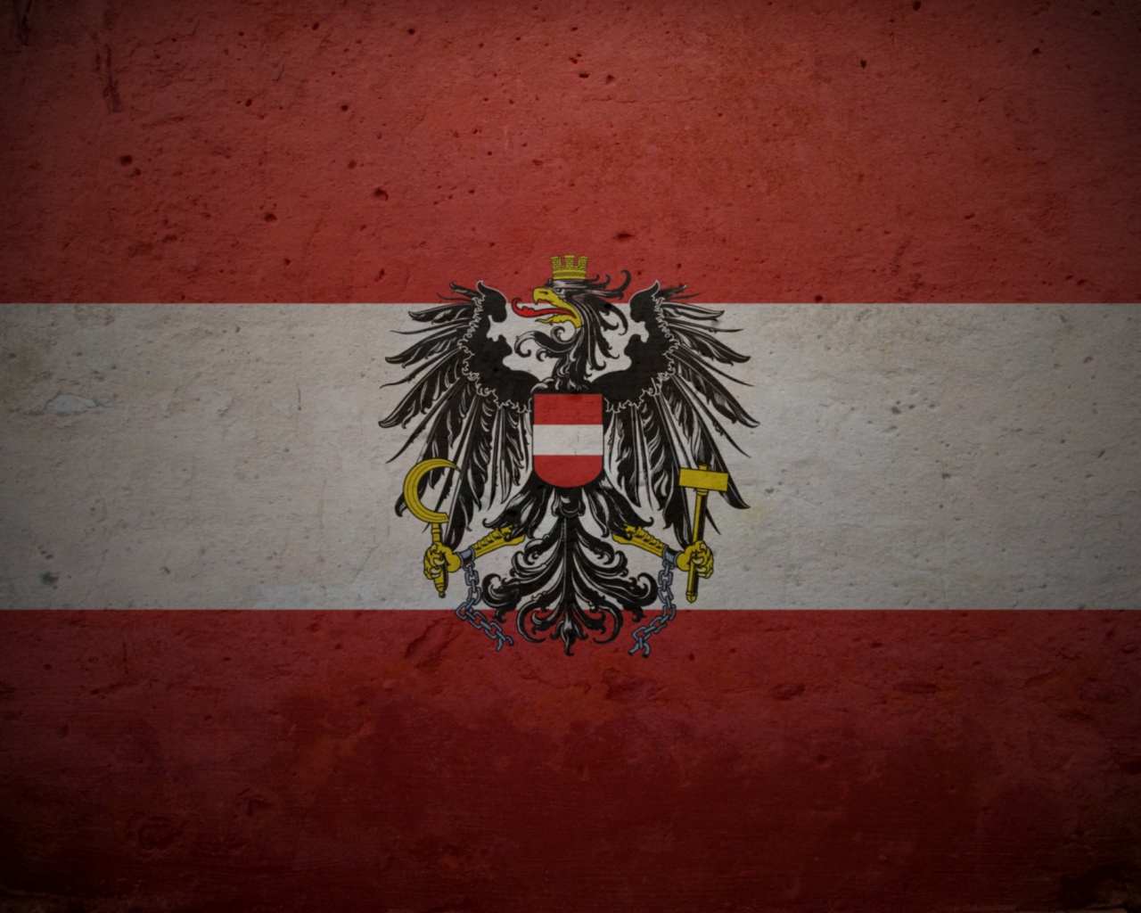 Fondo de pantalla Austrian Flag 1280x1024