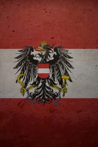 Sfondi Austrian Flag 320x480