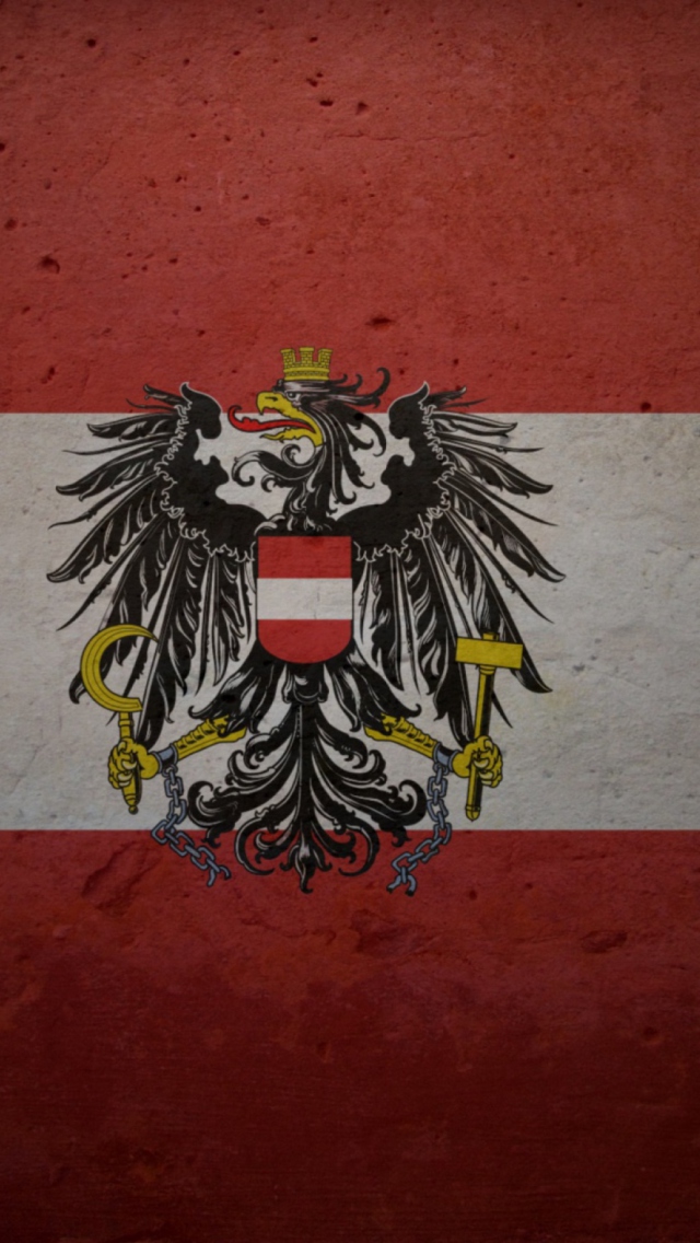 Austrian Flag wallpaper 640x1136