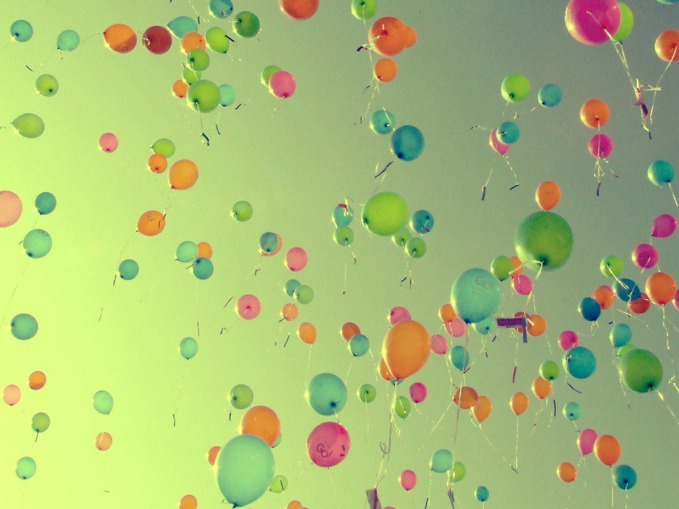 Screenshot №1 pro téma Balloons 1400x1050