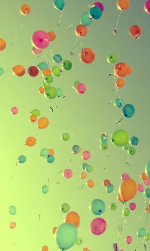 Sfondi Balloons 480x800