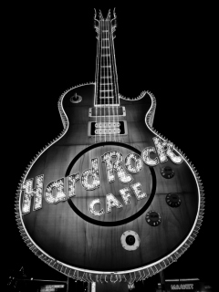 Das Hard Rock Cafe Las Vegas Wallpaper 240x320