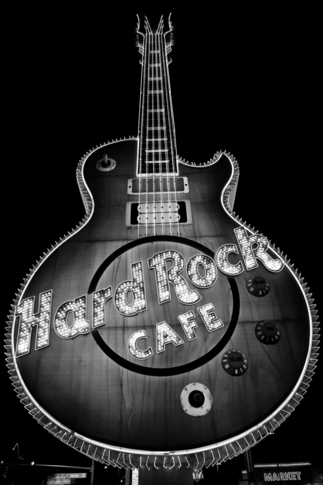 Hard Rock Cafe Las Vegas wallpaper 640x960