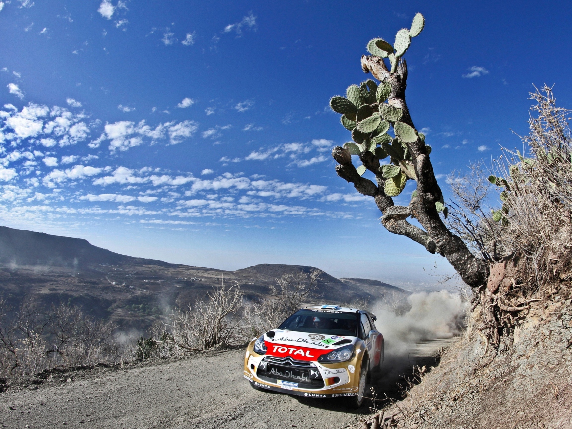 Fondo de pantalla Citroen, DS3, Rally 1152x864