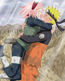 Fondo de pantalla Uzumaki Naruto And Sakura 128x160