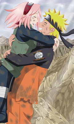 Das Uzumaki Naruto And Sakura Wallpaper 240x400