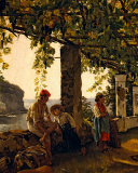 Sfondi Sylvester Shchedrin, Terrace of the Seashore 128x160