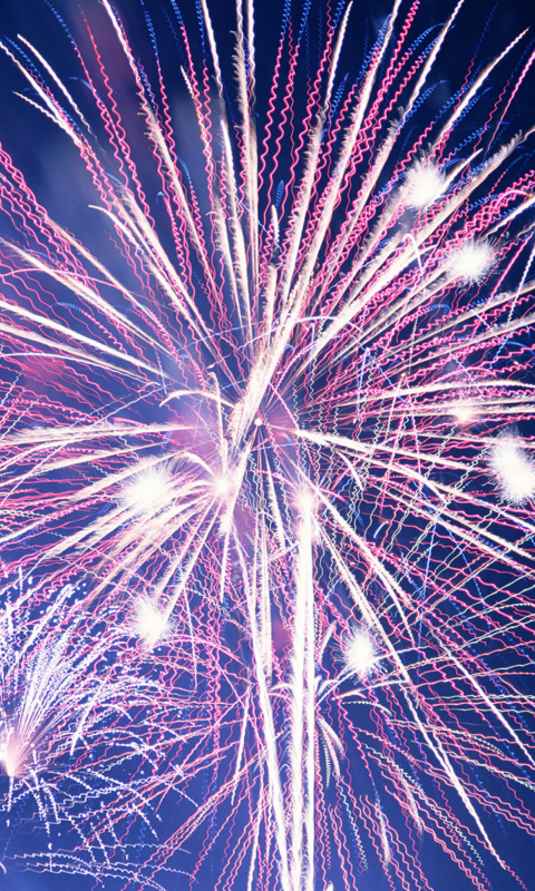 Sfondi Fireworks 480x800