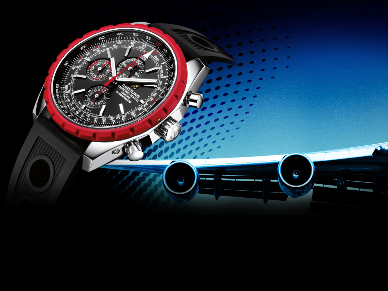 Das Breitling Chrono Matic Watches Wallpaper 1280x960