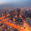 Dubai City Lights wallpaper 128x128