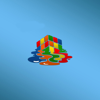 Rubiks cube puzzle Wallpaper for iPad 2