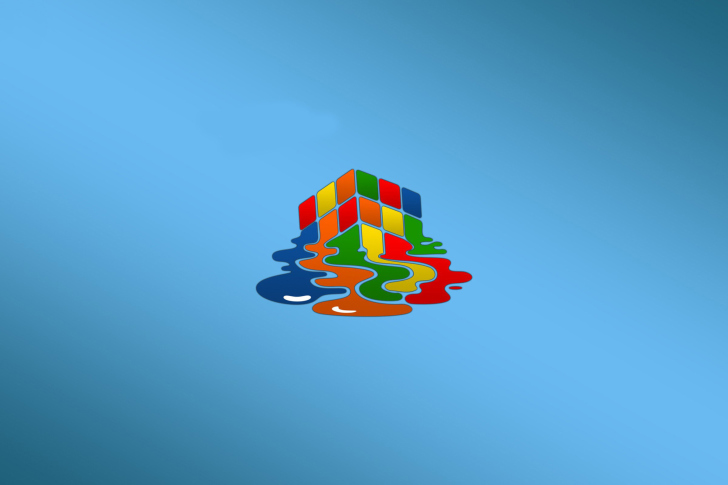Rubiks cube puzzle wallpaper