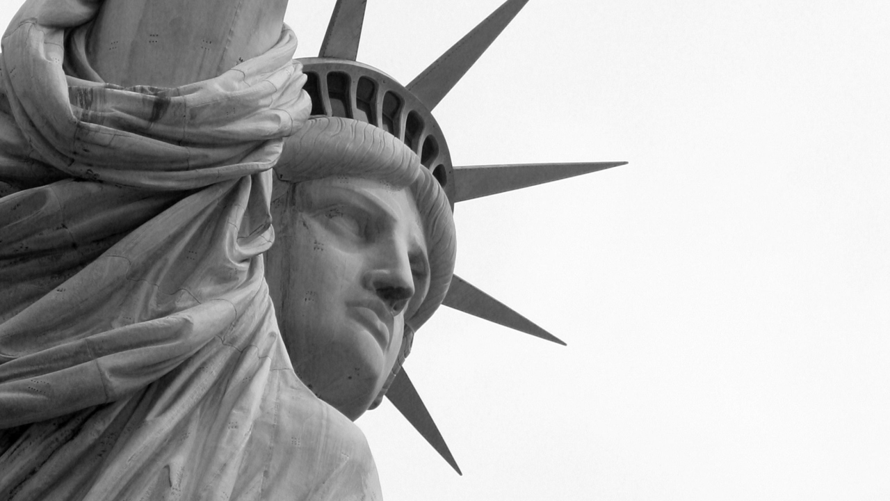 Screenshot №1 pro téma Statue Of Liberty Closeup 1280x720