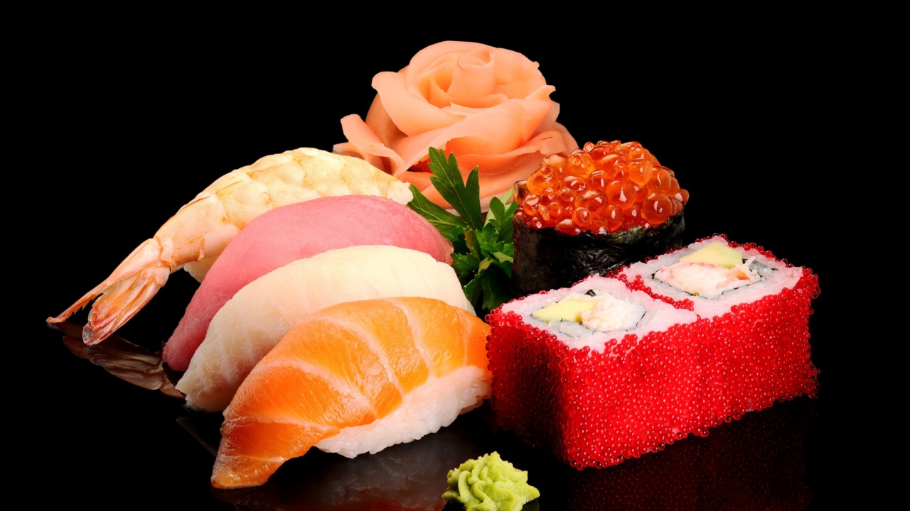Обои Japanese Sushi 1280x720