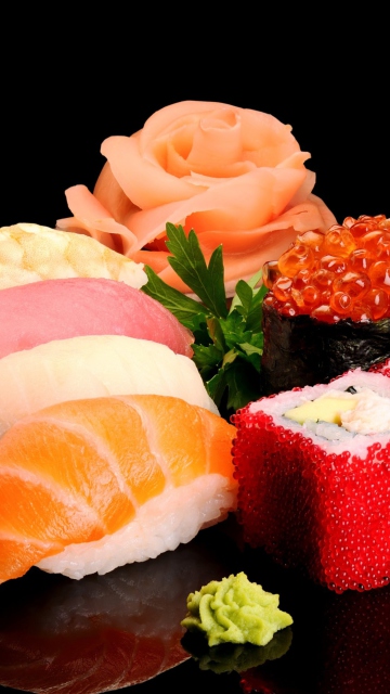 Japanese Sushi wallpaper 360x640