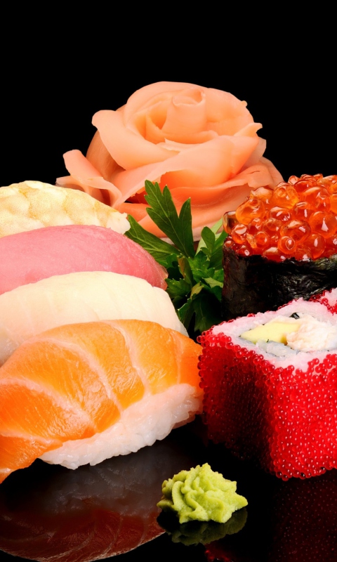 Sfondi Japanese Sushi 480x800