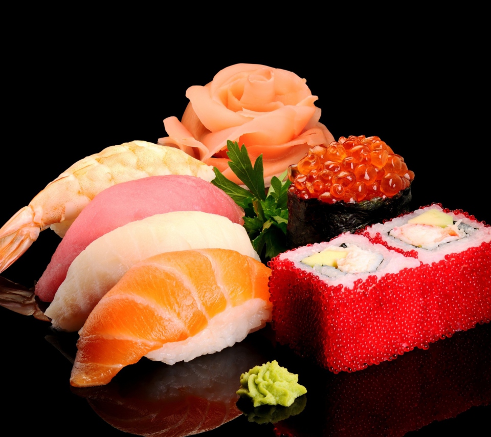 Обои Japanese Sushi 960x854