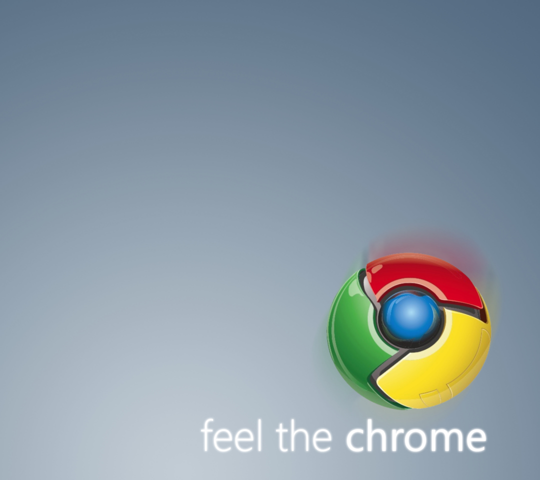 Feel The Chrome wallpaper 1080x960