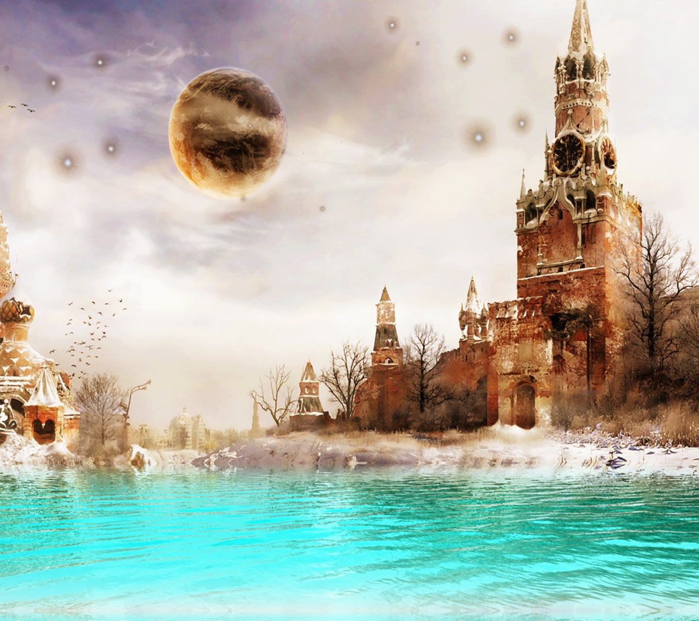 Das Moscow Art Wallpaper 1440x1280