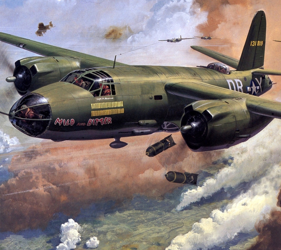 Bomber Aviation wallpaper 1080x960