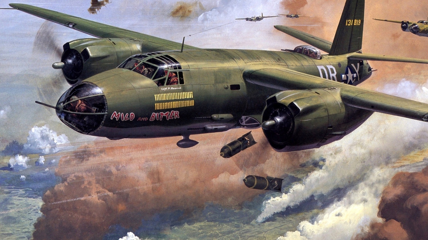 Das Bomber Aviation Wallpaper 1366x768